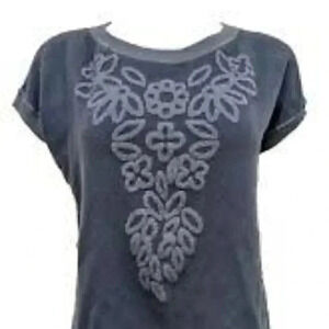 Weekend by Max Mara sleeveless appliqué vest top lightweight casual  trendy XS